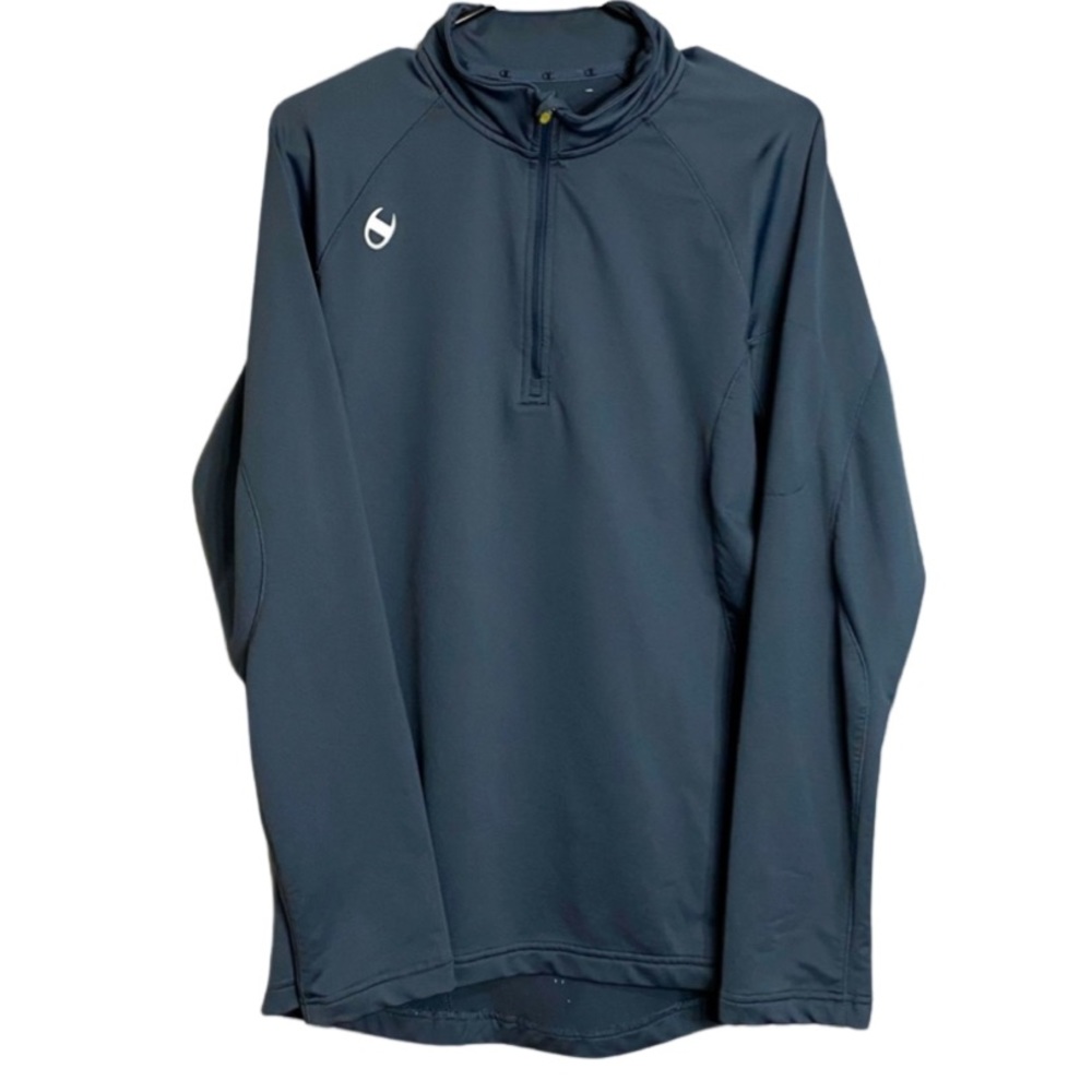 Vintage Champion Half Zip Throw Over Sweater